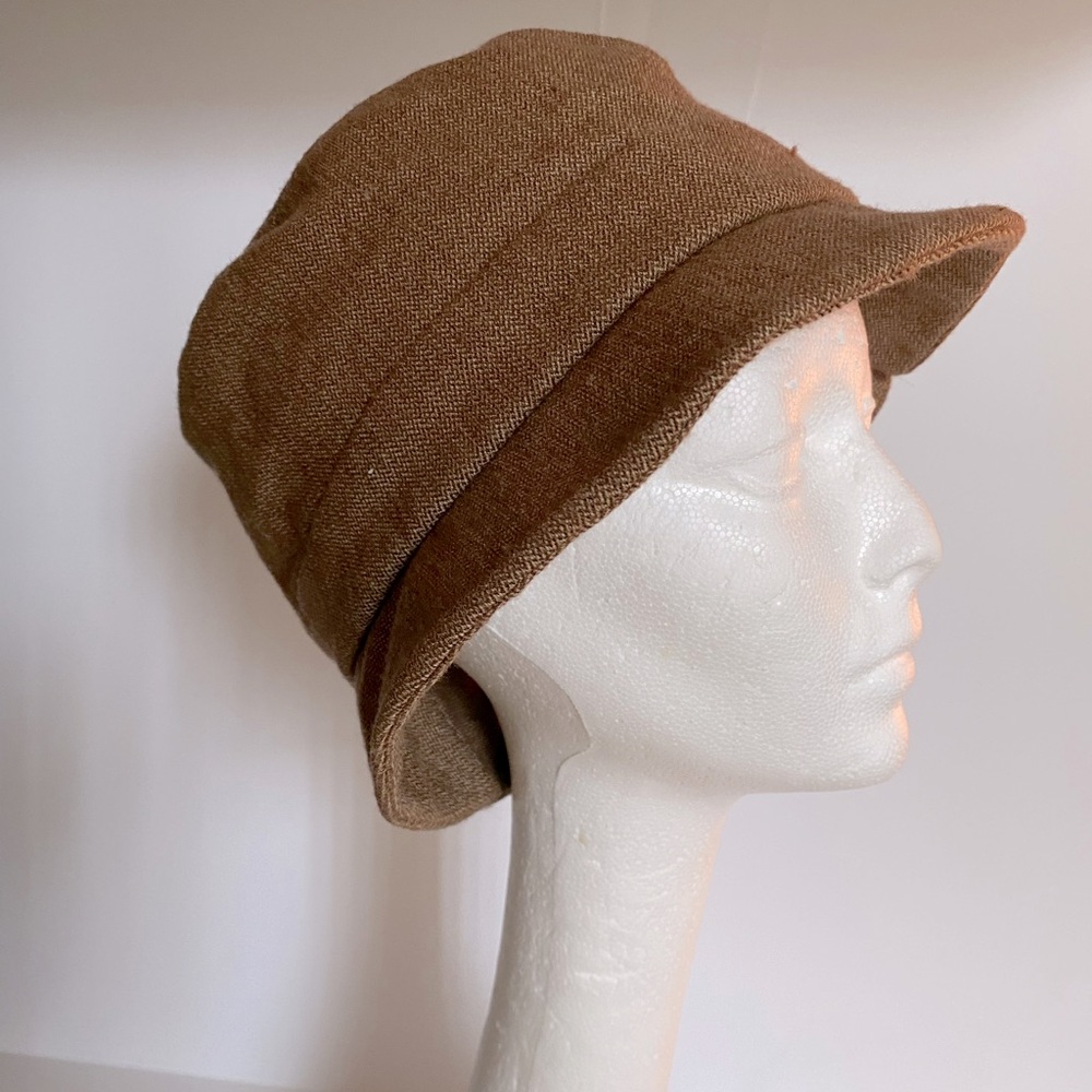 Jennifer Ouellette  Mod wool lined bucket  brim adorned women’s hat